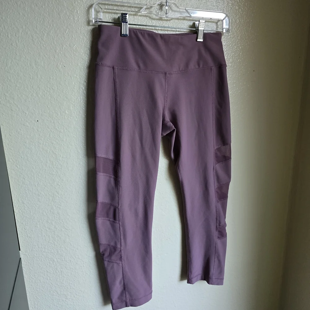 90 Degree By Reflex Purple Leggings Activewear Size Womens Small
